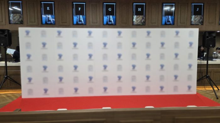 スポンサーボードがあればどこから撮られてもばっちり？！イベント21がご提案いたします！